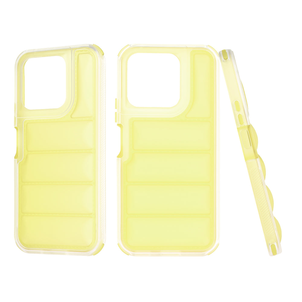 Custodia per Honor X8b, Techsuit, Wave Shield, Gialla