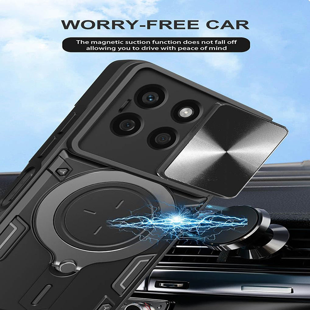 Custodia per Honor X8c, Techsuit, CamGuard Pro, Viola