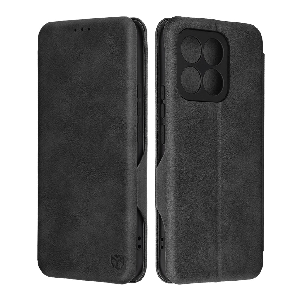 Custodia per Honor X8c, Techsuit, Safe Wallet Plus, Nera