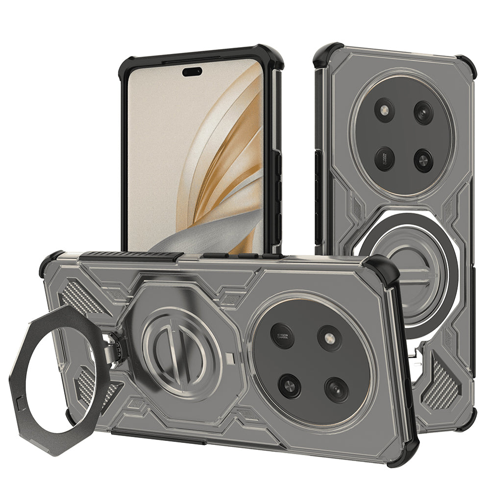 Custodia per Honor X9c / Magic7 Lite, Techsuit, Carbon Shield Pro, Fumo