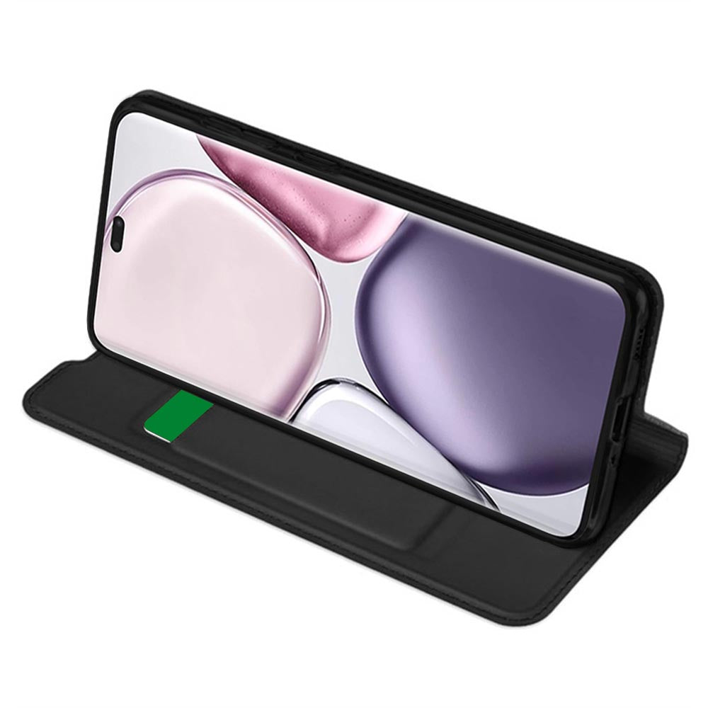 Custodia per Honor X9c / Magic7 Lite, Techsuit, Magskin Book, Nera