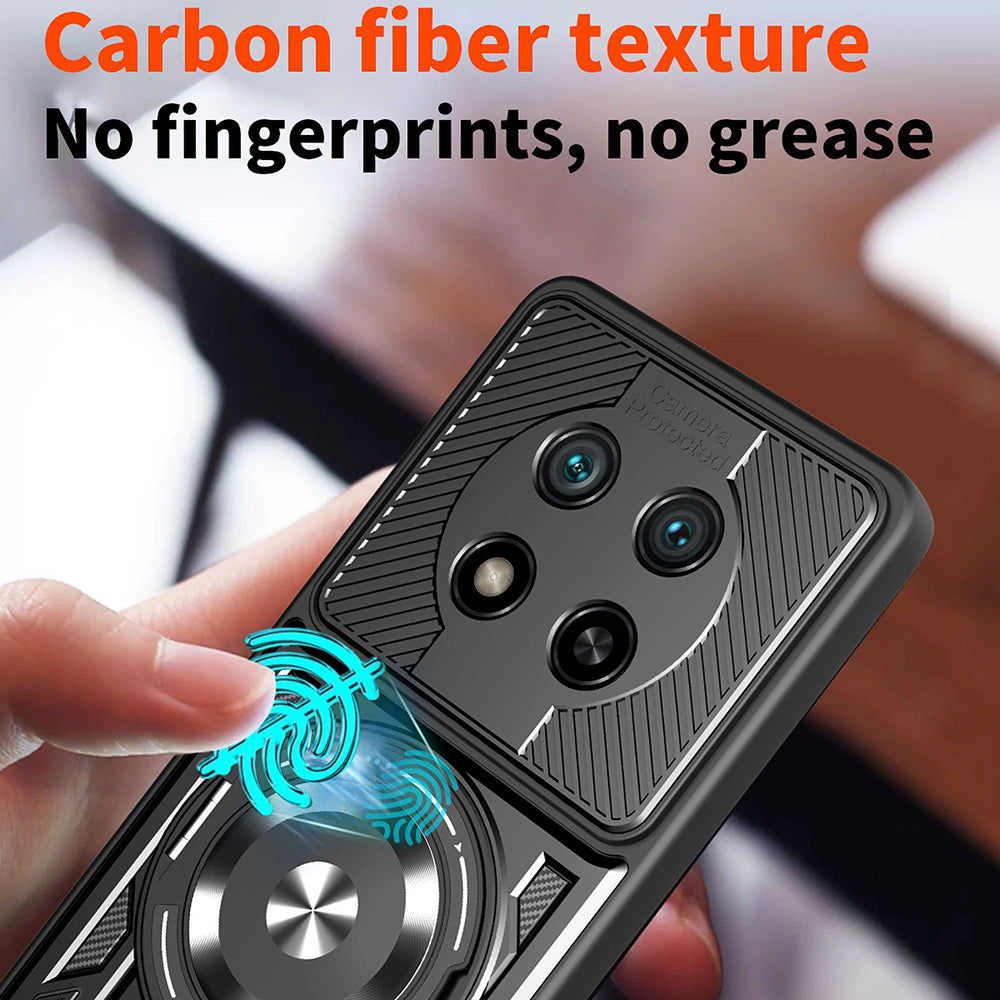 Custodia per Honor X9c / Magic7 Lite, Techsuit, RuggedCam, Nera