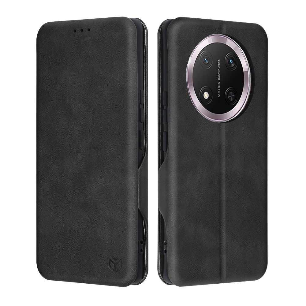 Custodia per Honor X9c / Magic7 Lite, Techsuit, Safe Wallet Plus, Nera
