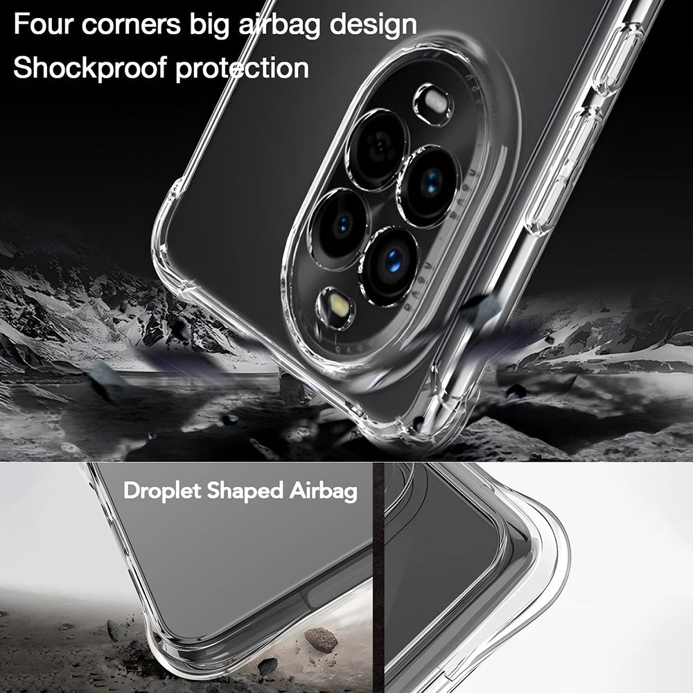 Custodia per Huawei nova 13 Pro, Techsuit, Shockproof Clear, Trasparente
