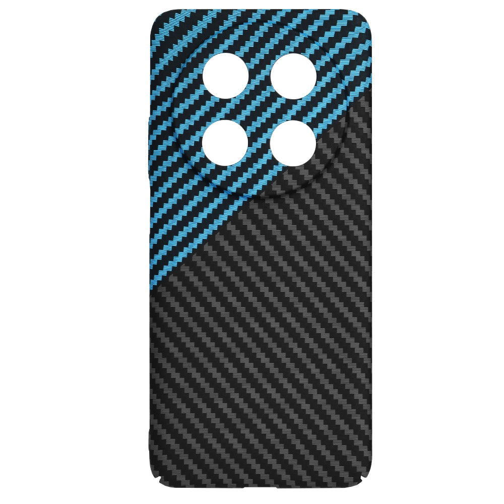 Custodia per Huawei nova 13i / nova 12i, Techsuit, Carbonite FiberShell, Nero Bleu