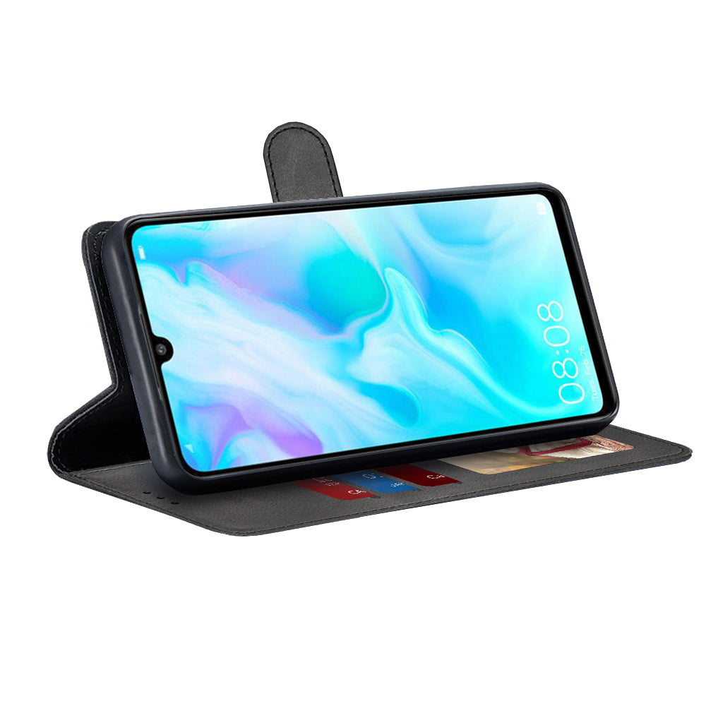 Custodia per Huawei P30 lite New Edition / P30 lite, Techsuit, Diary Book, Nera