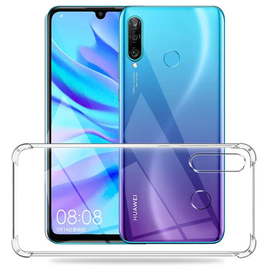 Custodia per Huawei P30 lite New Edition / P30 lite, Techsuit, Shockproof Clear, Trasparente