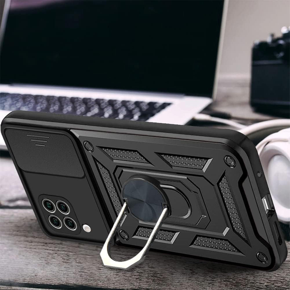 Custodia per Huawei P40 lite 4G, Techsuit, CamShield, Nera