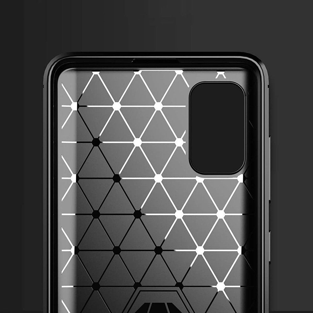 Custodia per Huawei P40 Pro, Techsuit, Carbonio, Nera