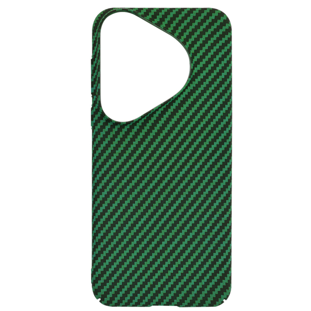 Custodia per Huawei Pura 70 Pro, Techsuit, Carbonite FiberShell, Verde