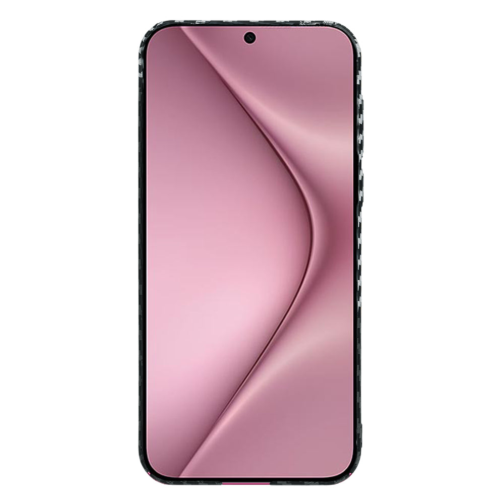 Custodia per Huawei Pura 70, Techsuit, Carbonite FiberShell, Nero Grigio