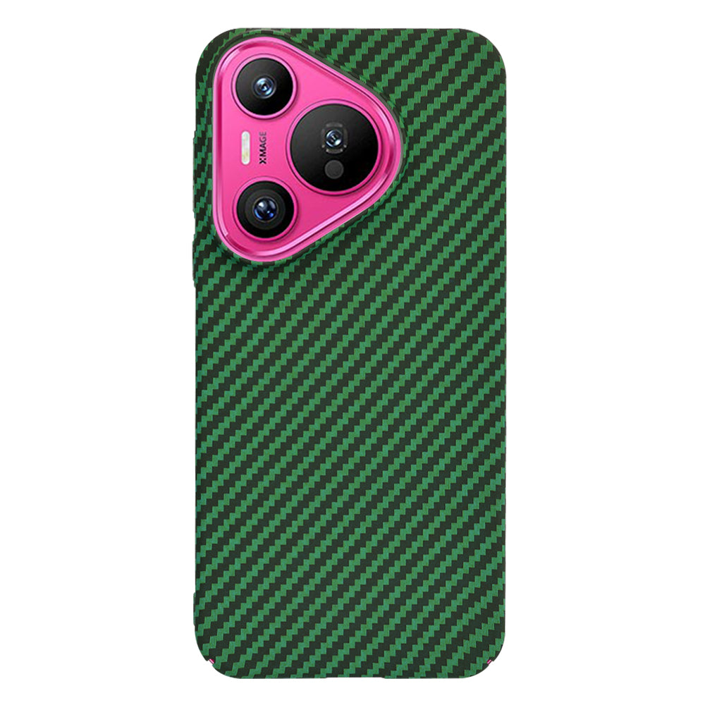 Custodia per Huawei Pura 70, Techsuit, Carbonite FiberShell, Verde