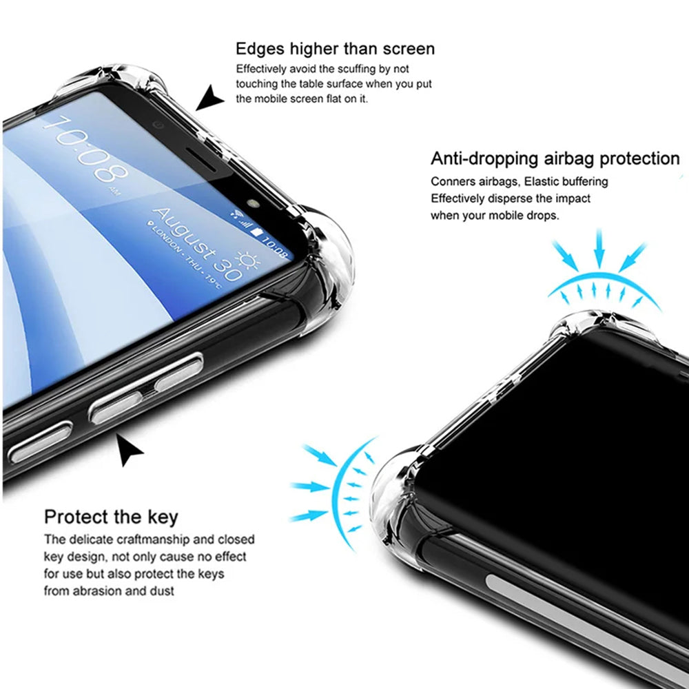 Custodia per Huawei Pura 70, Techsuit, Shockproof Clear, Trasparente