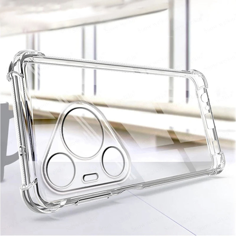 Custodia per Huawei Pura 70, Techsuit, Shockproof Clear, Trasparente