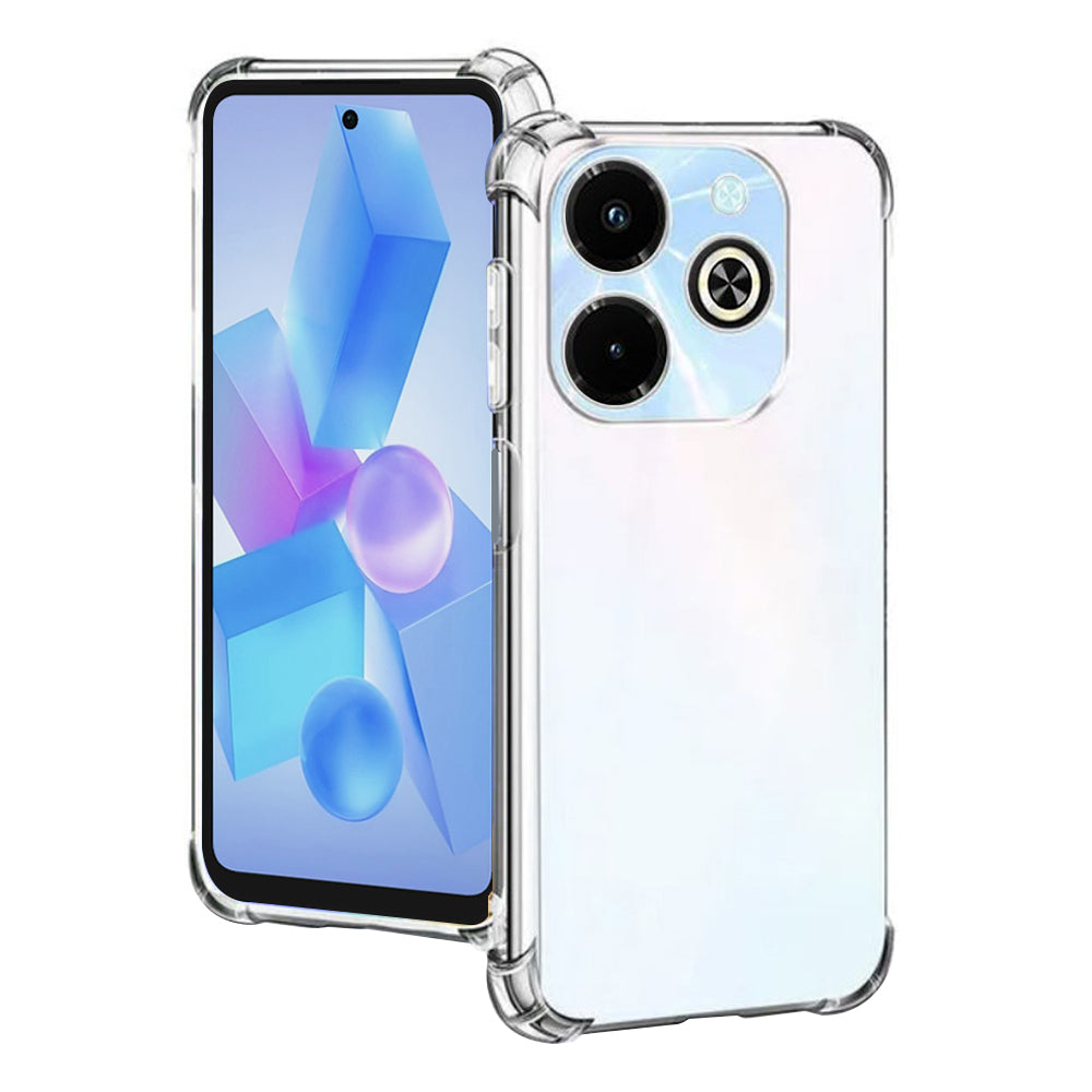 Custodia per Infinix Hot 40i, Techsuit, Shockproof Clear, Trasparente