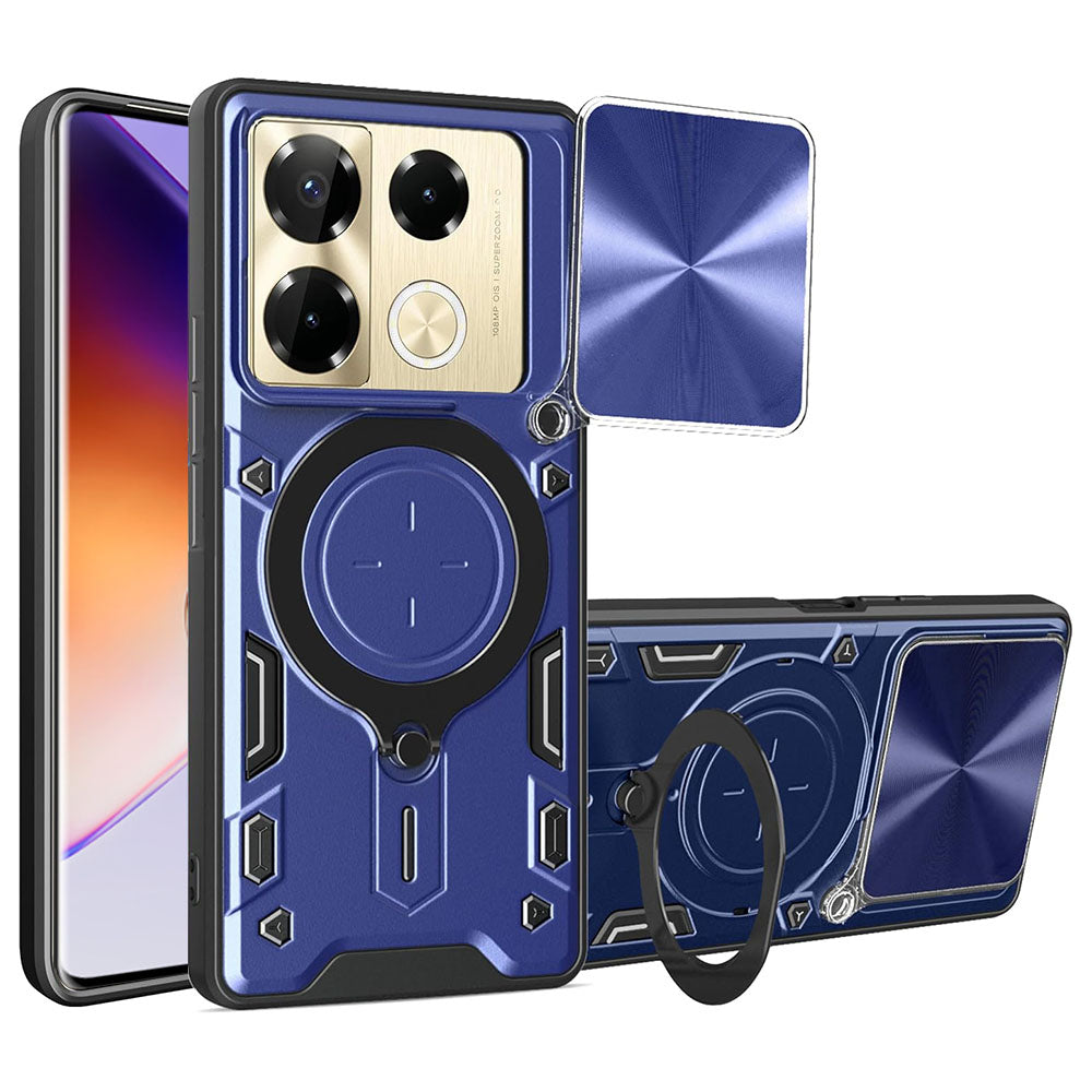 Custodia per Infinix Note 40 Pro+, Techsuit, CamGuard Pro, Blu