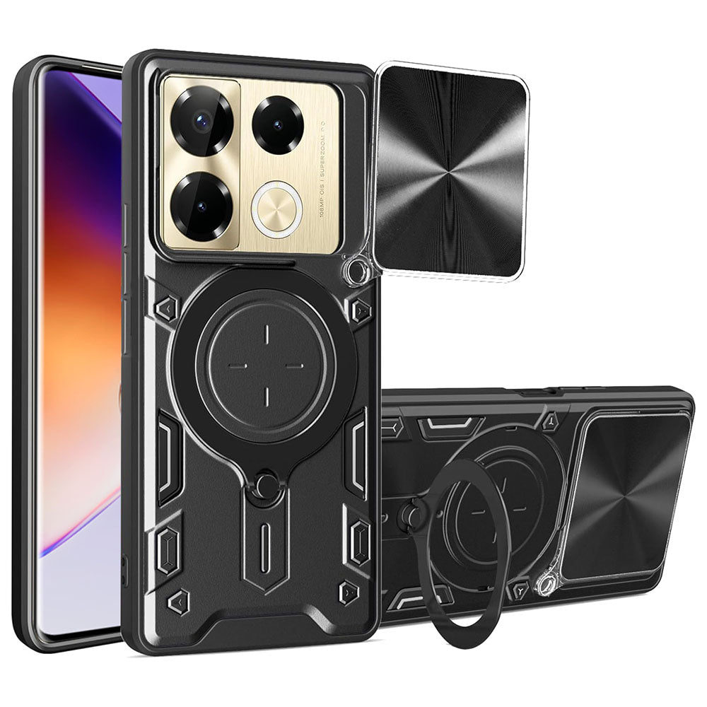 Custodia per Infinix Note 40 Pro+, Techsuit, CamGuard Pro, Nera