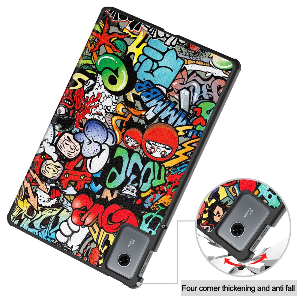 Custodia per Lenovo Idea Tab 11, Techsuit, FoldPro Urban Vibe, Multicolore