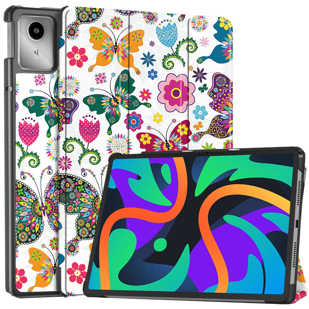Custodia per Lenovo Tab M11, Techsuit, FoldPro Butterfly, Multicolore