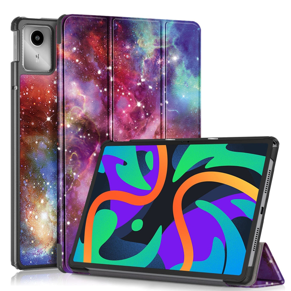 Custodia per Lenovo Tab M11, Techsuit, FoldPro Galaxy, Multicolore