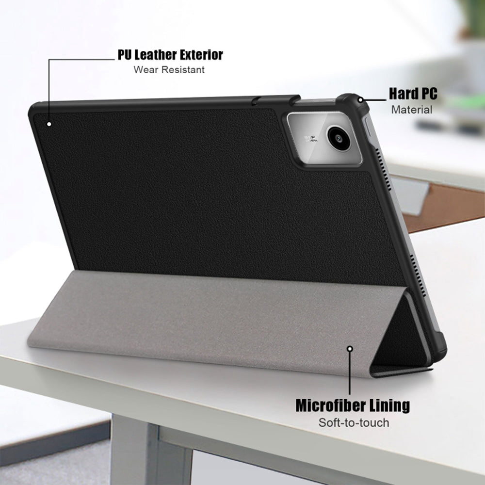 Custodia per Lenovo Tab M11, Techsuit, FoldPro, Nera
