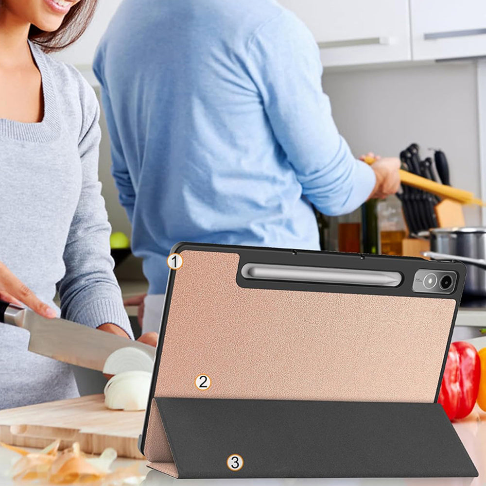 Custodia per Lenovo Tab P12, Techsuit, FoldPro Urban Vibe, Multicolore