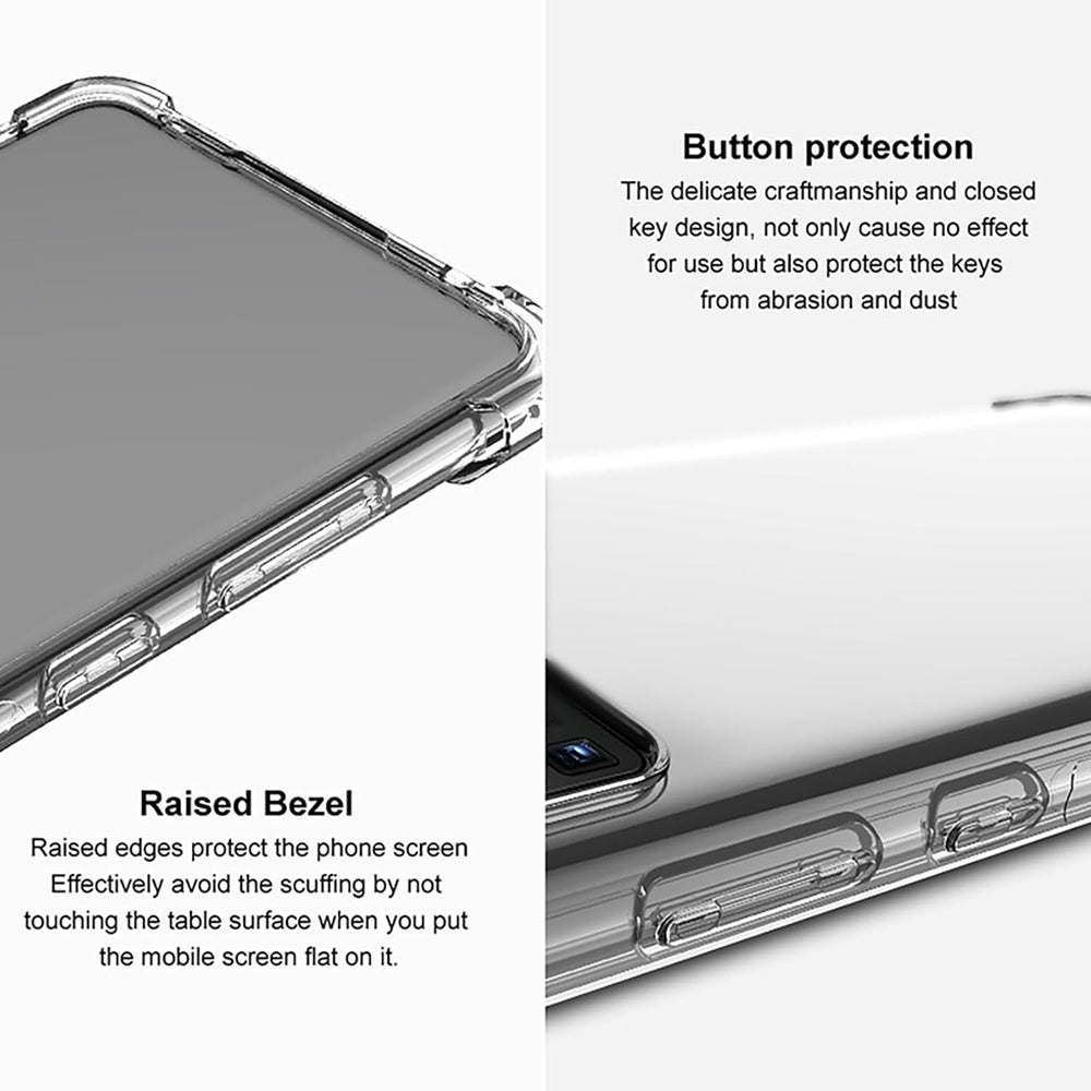 Custodia per Motorola Edge 40 Neo, Techsuit, Shockproof Clear, Trasparente