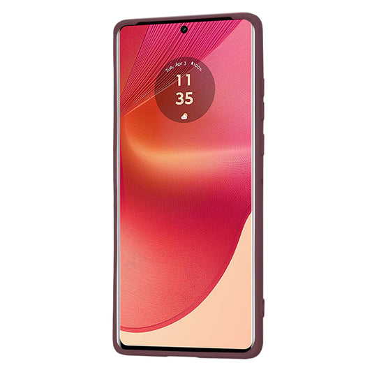 Case for Motorola Edge 50 Fusion, Techsuit, SoftFlex, Burgundy