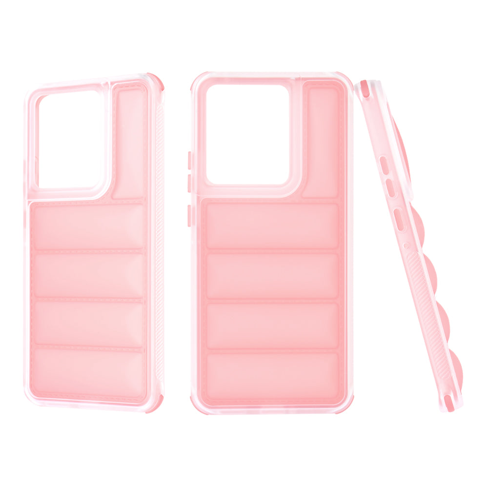 Custodia per Motorola Edge 50 Pro, Techsuit, Wave Shield, Rosa