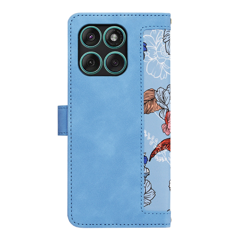 Custodia per Motorola Edge 60 Fusion / Edge 60, Techsuit, FlipCraft, Blu