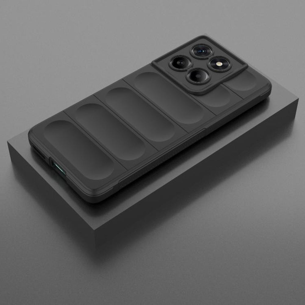 Custodia per Motorola Edge 60 Fusion / Edge 60, Techsuit, Magic Shield, Nera