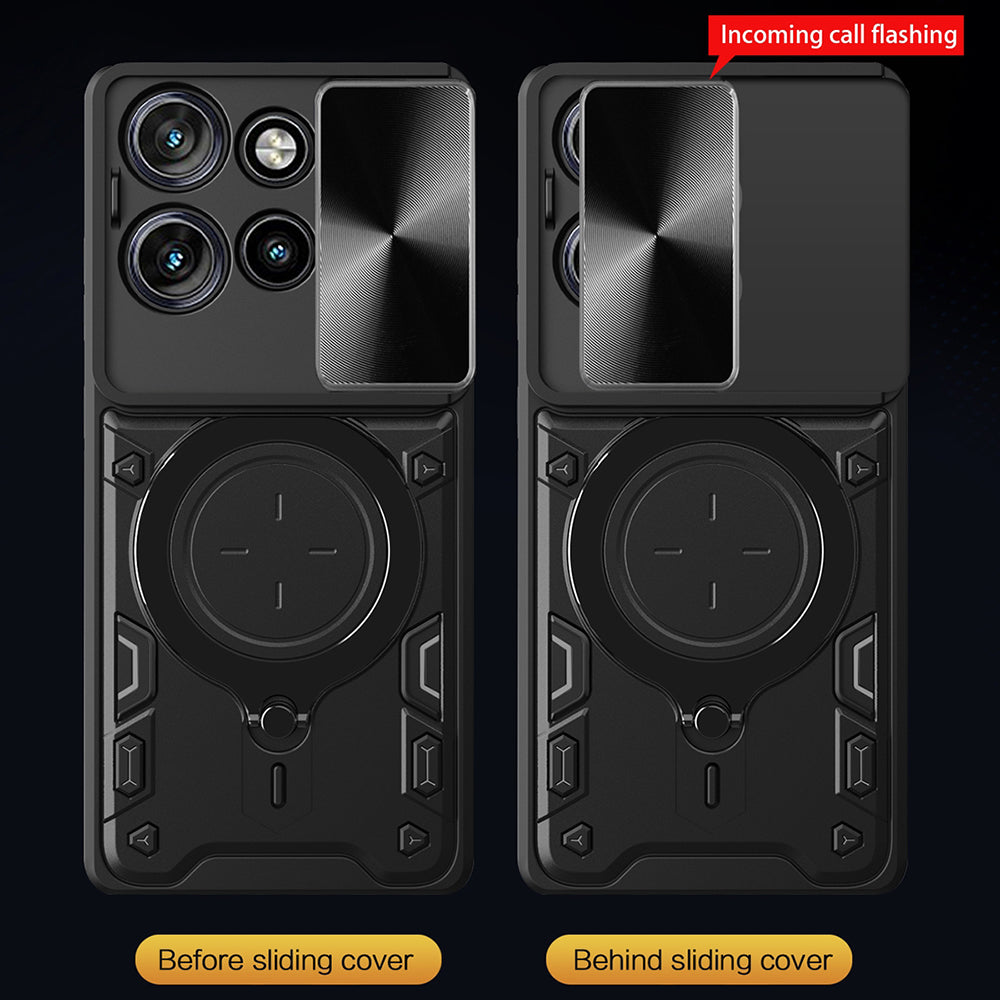 Custodia per Motorola Edge 60 Neo / Edge 50 Neo, Techsuit, CamGuard Pro, Nera