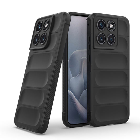 Custodia per Motorola Edge 70 Fusion, Techsuit, Magic Shield, Nera