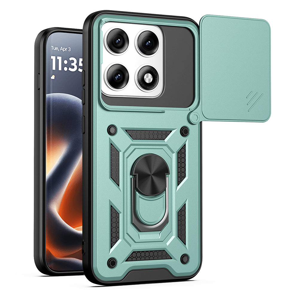 Custodia per Motorola Edge 70 Pro, Techsuit, CamShield, Verde