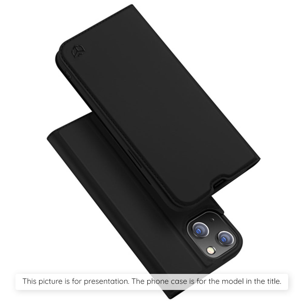 Custodia per Motorola Edge 70 Pro, Techsuit, Magskin Book, Nera