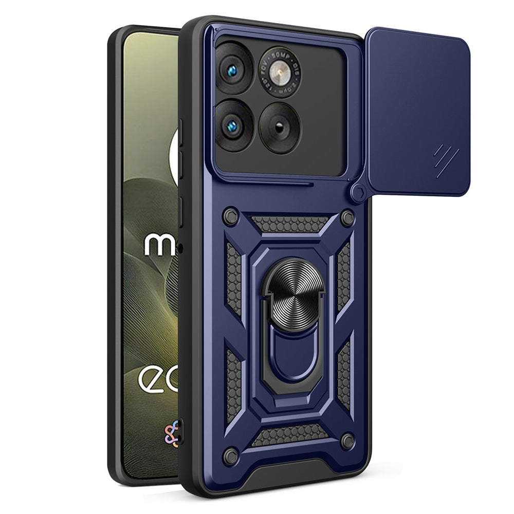 Case for Motorola Edge 70, Techsuit, CamShield, Blue