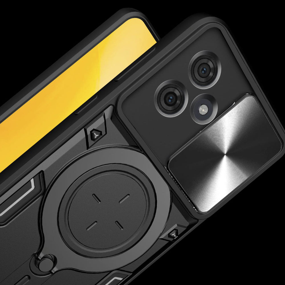 Custodia per Motorola Moto G86, Techsuit, CamGuard Pro, Nera