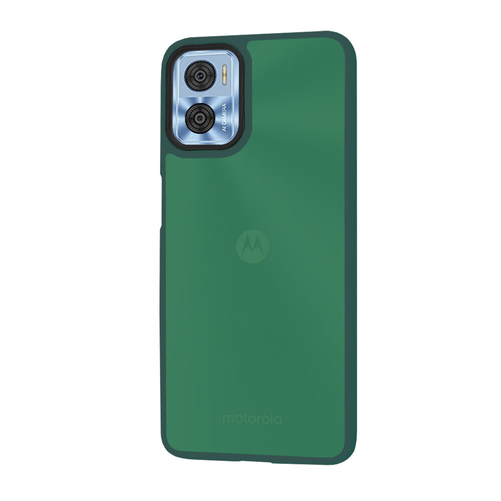 Custodia per Motorola Moto E22i / E22, Techsuit, HaloFrost, Verde