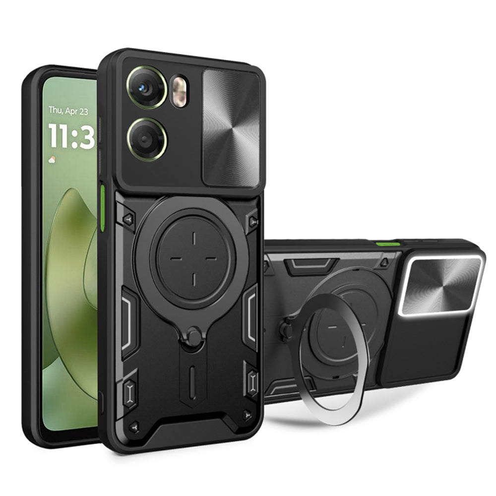Case for Motorola Moto G06, Techsuit, CamGuard Pro, Black