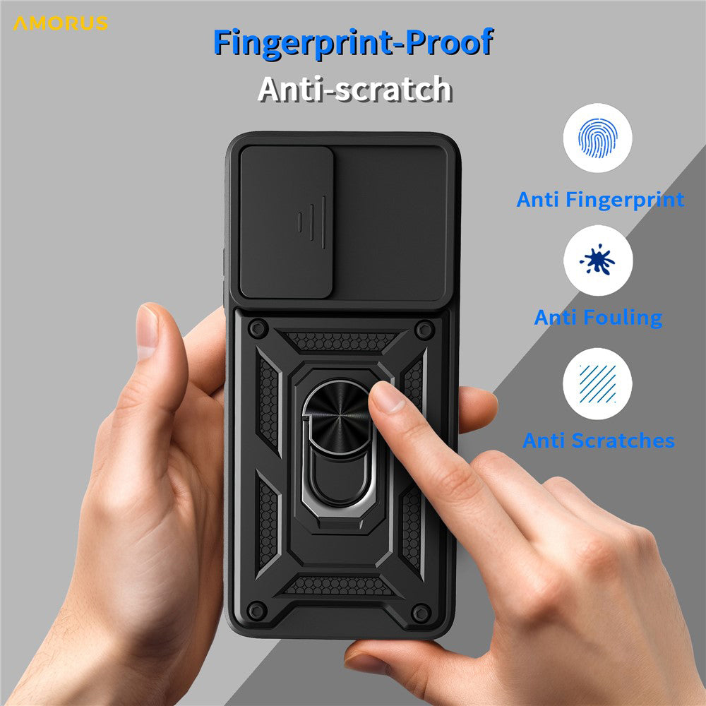 Custodia per Motorola Moto G06, Techsuit, CamShield, Dorata