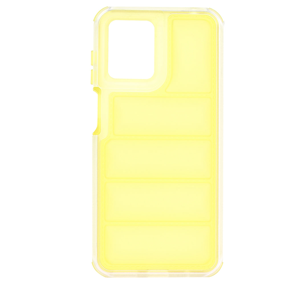 Custodia per Motorola Moto G14, Techsuit, Wave Shield, Gialla