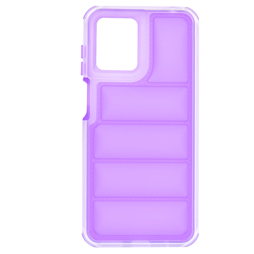 Custodia per Motorola Moto G14, Techsuit, Wave Shield, Viola