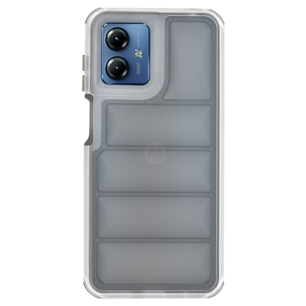 Custodia per Motorola Moto G14, Techsuit, Wave Shield, Nera