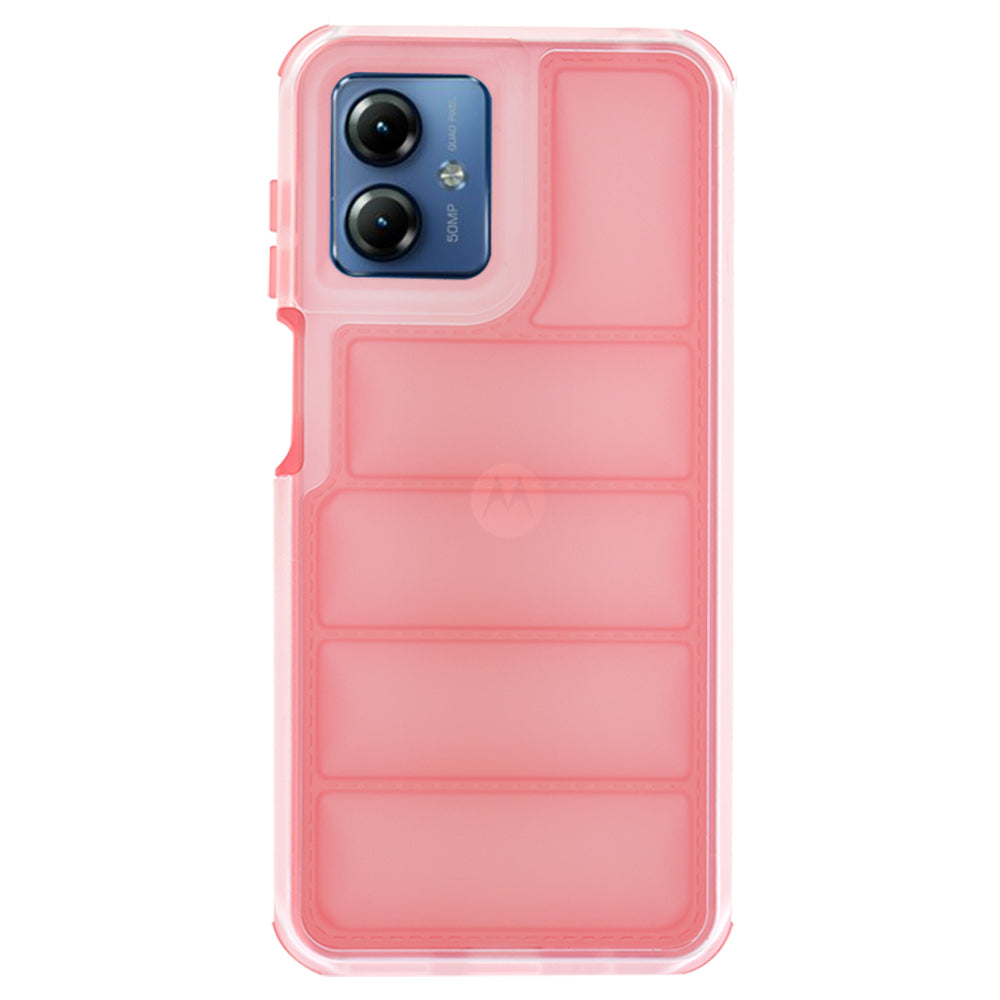 Custodia per Motorola Moto G14, Techsuit, Wave Shield, Rossa