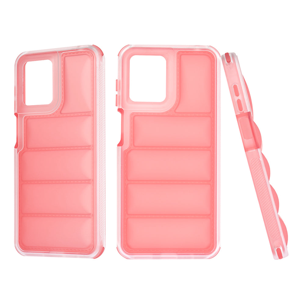 Custodia per Motorola Moto G14, Techsuit, Wave Shield, Rossa