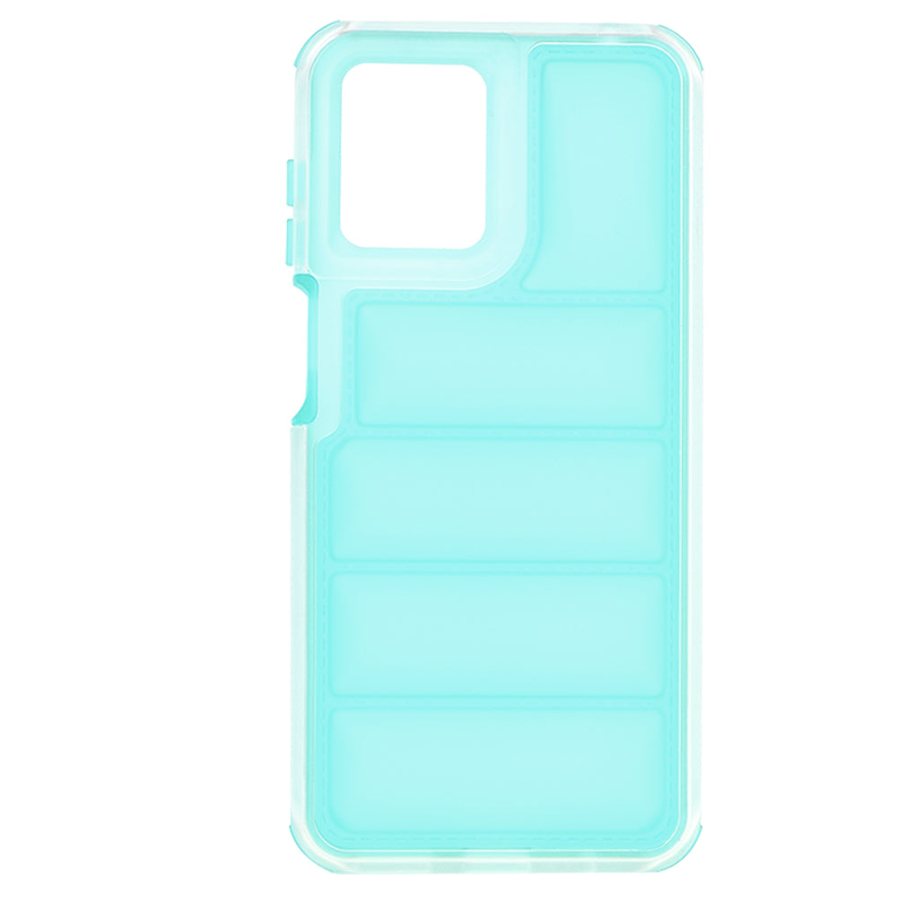 Custodia per Motorola Moto G14, Techsuit, Wave Shield, Turchese