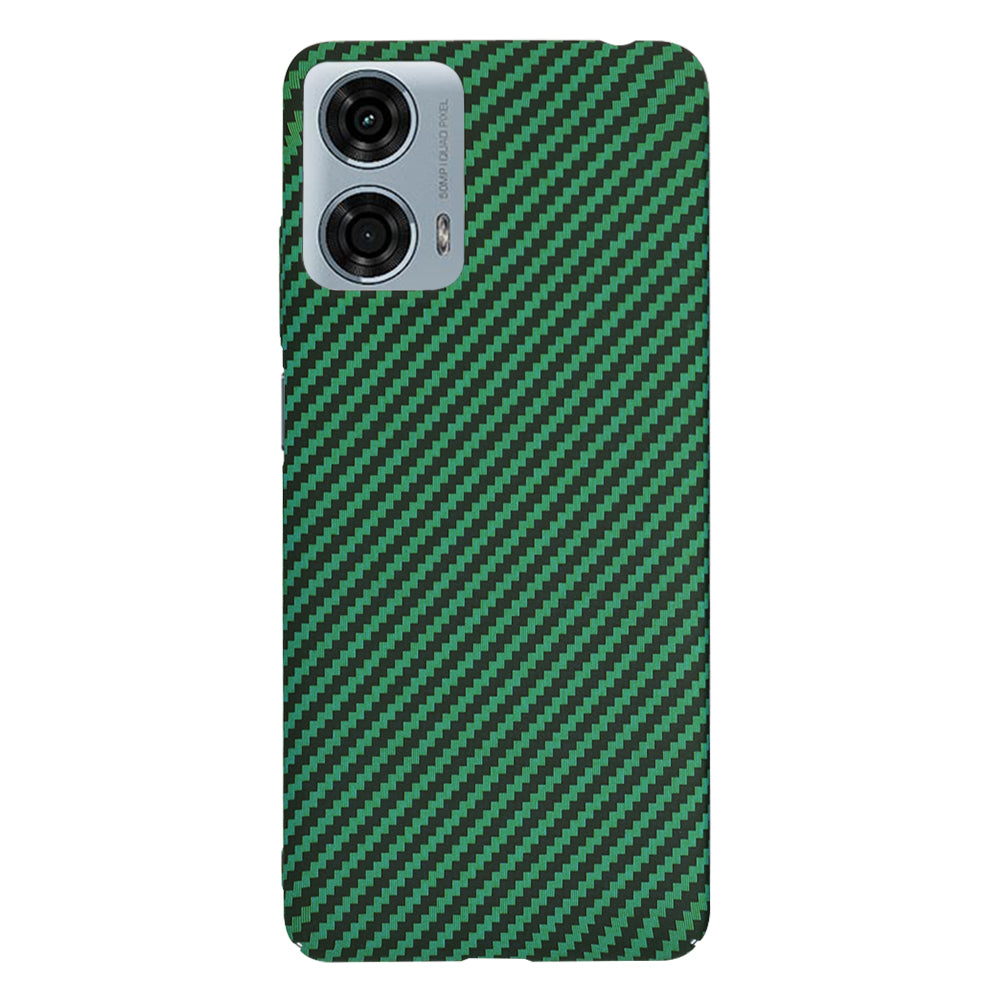 Custodia per Motorola Moto G24 Power, Techsuit, Carbonite FiberShell, Verde