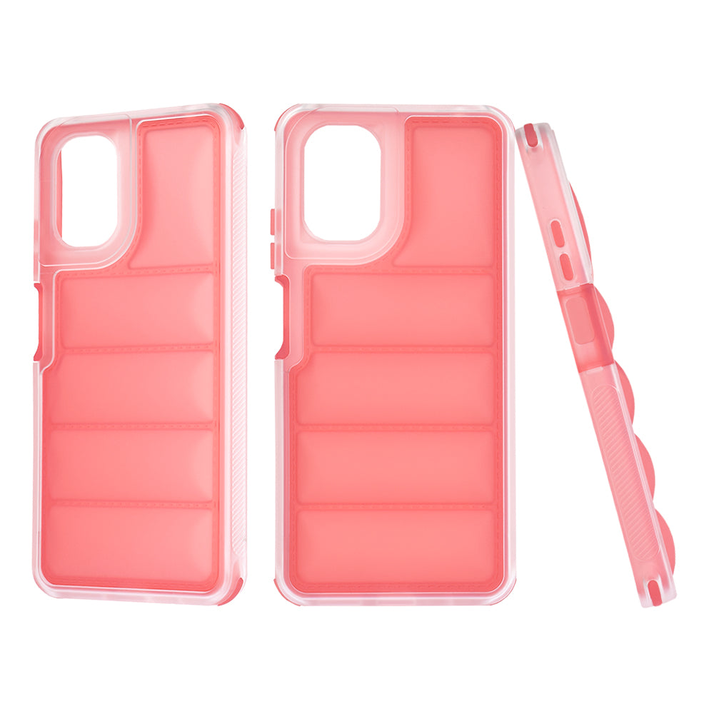 Custodia per Motorola Moto G24 Power, Techsuit, Wave Shield, Rossa