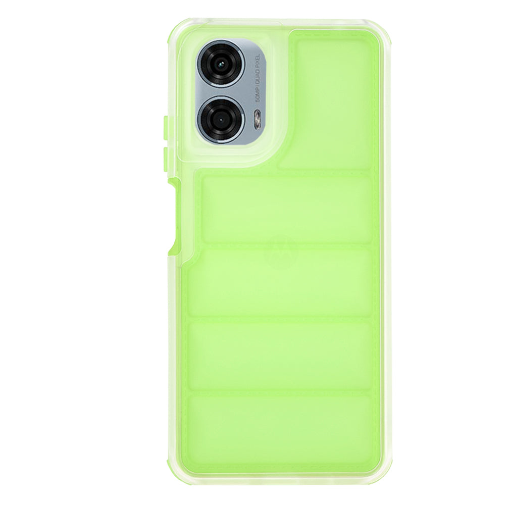 Custodia per Motorola Moto G24 Power, Techsuit, Wave Shield, Verde