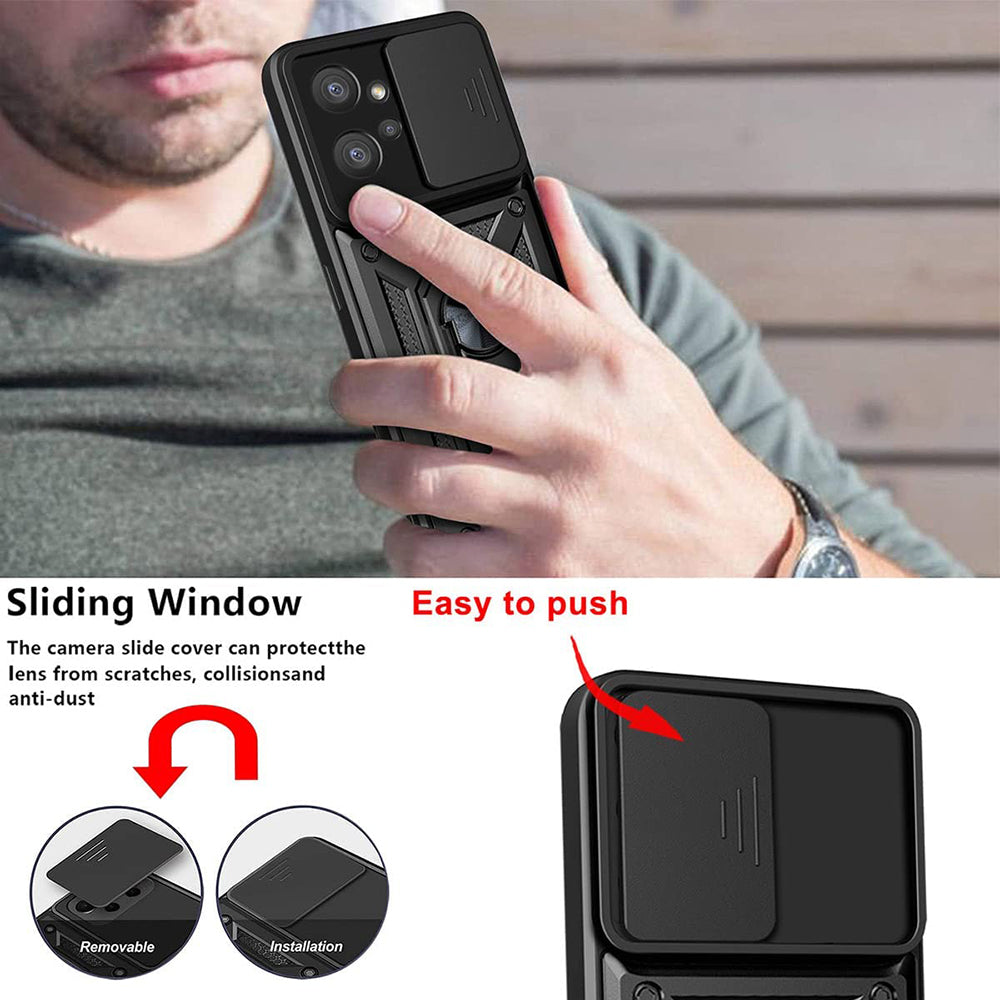 Custodia per Motorola Moto G32, Techsuit, CamShield, Nera